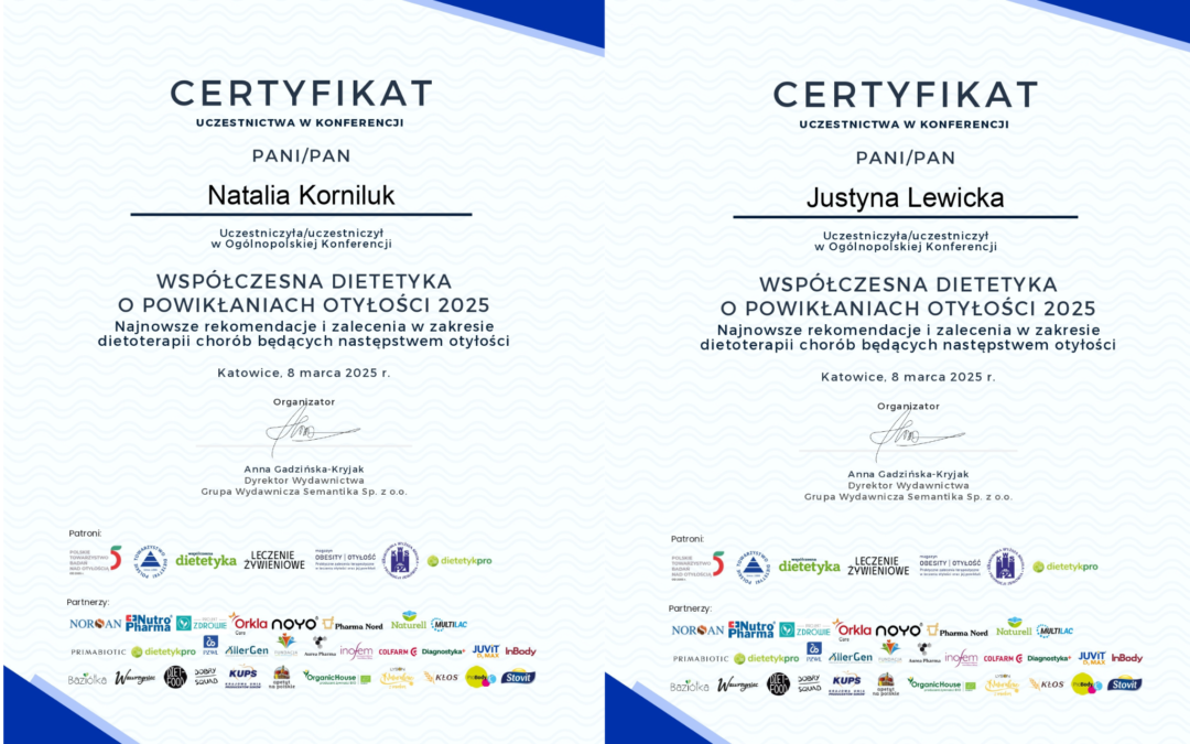 UDZIAŁ W KONFERENCJI POWIKŁANIA OTYŁOŚCI