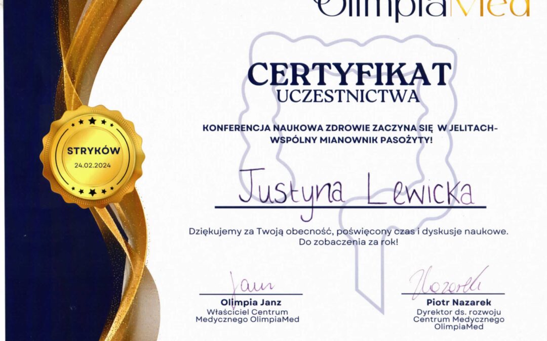 UDZIAŁ W KONFERENCJI NAUKOWEJ O PASOŻYTACH